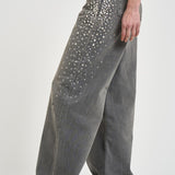 Jeans donna Melody in denim grigio GWP02079 P00234860100 GOLDEN GOOSE 