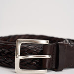Cintura uomo intrecciata marrone U08382MAS TMORO ORCIANI 