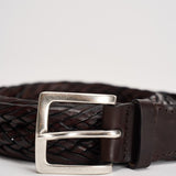 Cintura uomo intrecciata marrone U08382MAS TMORO ORCIANI 