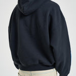 Felpa uomo con cappuccio blu notte HO06012 6011BLAKCREDBLUE RHUDE 