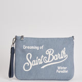 Pochette donna Parisienne Corduroy a coste celeste PARISIENNE COURD36 MC2 SAINT BARTH 