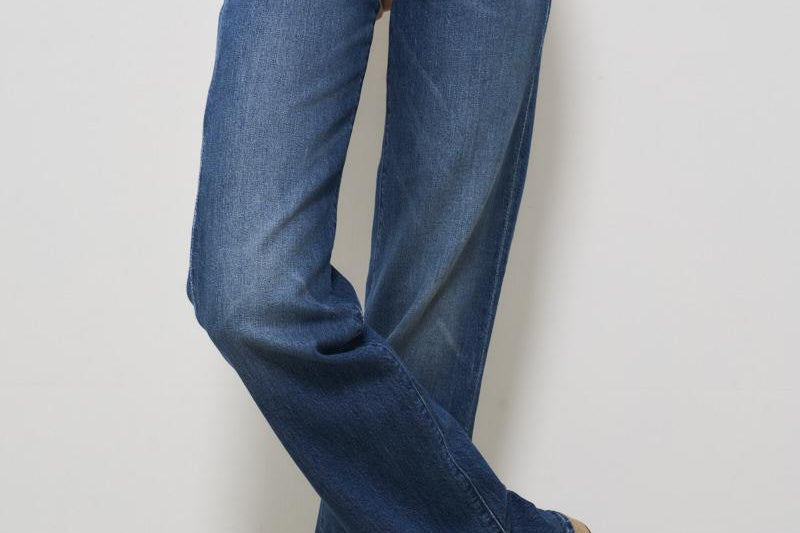 Jeans donna in denim scuro 109471296 WCH MOTHER 