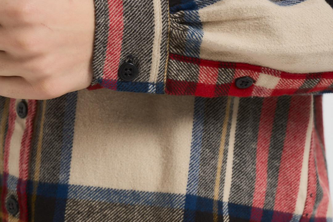 Camicia uomo in flanella a quadri rossa 710981126 001 RALPH LAUREN 