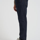 Jeans uomo gamba dritta in denim scuro COSMY 2849 TELA GENOVA 