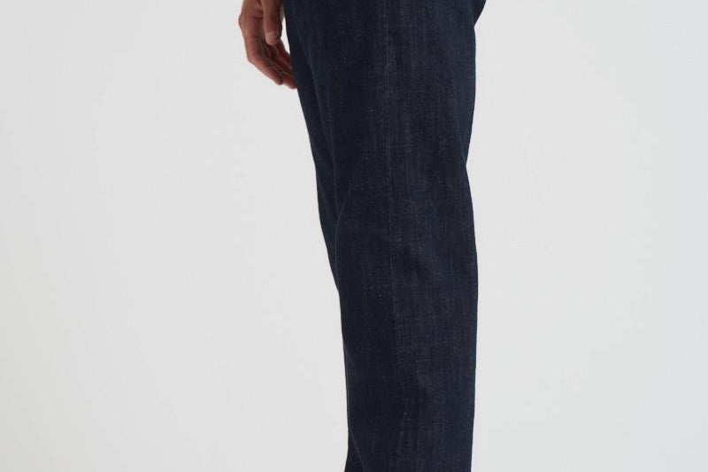 Jeans uomo gamba dritta in denim scuro COSMY 2849 TELA GENOVA 
