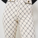 Pantalone donna skinny panna PAS71 E84 ELISABETTA FRANCHI 