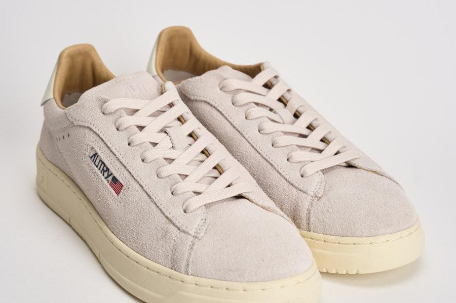 Sneakers uomo Dallas grigio e panna ADLM SQ05 AUTRY 