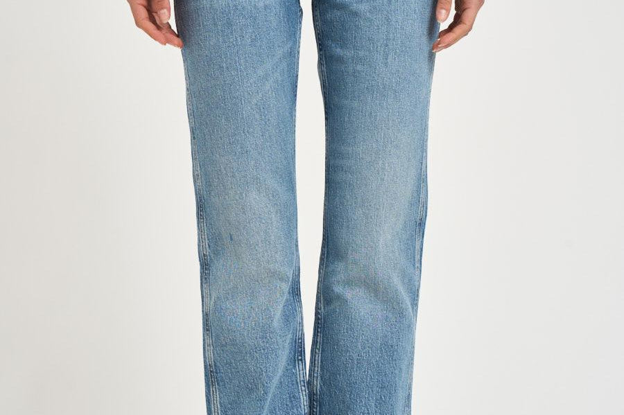 Jeans donna Jane in denim blu chiaro 11957 WHD39WASHED BLUE ANINE BING 