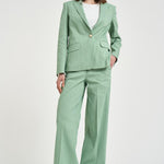 Giacca donna monopetto verde menta 106597 A34I FREDAT80 PINKO 