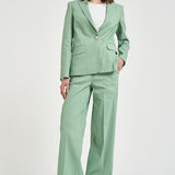 Giacca donna monopetto verde menta 106597 A34I FREDAT80 PINKO 