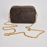 Borsa donna mini star bag moro GWA00228 A00075955357 GOLDEN GOOSE 