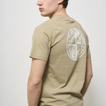 T-shirt uomo girocollo beige 2100020 S0080V009A STONE ISLAND 