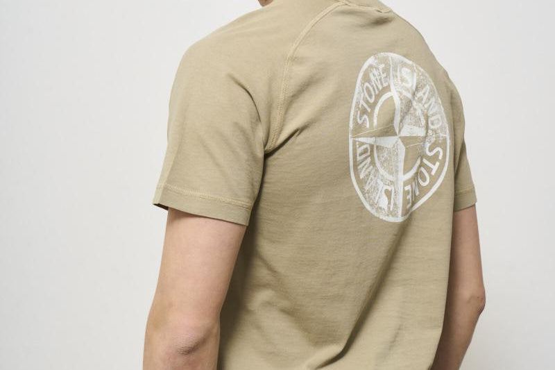 T-shirt uomo girocollo beige 2100020 S0080V009A STONE ISLAND 