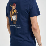 T-shirt uomo girocollo blu navy 710B16610 001 RALPH LAUREN 