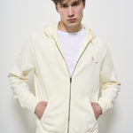 Felpa uomo panna con cappuccio 710916692 003 RALPH LAUREN 