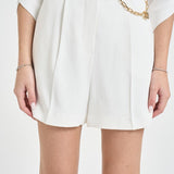 Short donna con catena bianco SH005 360 ELISABETTA FRANCHI 