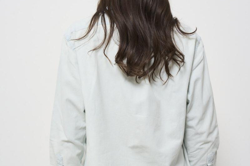 Camicia donna celeste in cotone 211891420 001 RALPH LAUREN 