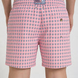 Costume uomo stampa geometrica rosa NATURET 21 MC2 SAINT BARTH 