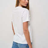 T-shirt donna girocollo bianca EMILIE 06044H MC2 SAINT BARTH 