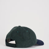 Cappellino uomo in velluto verde e blu ACPU Q9BG AUTRY 