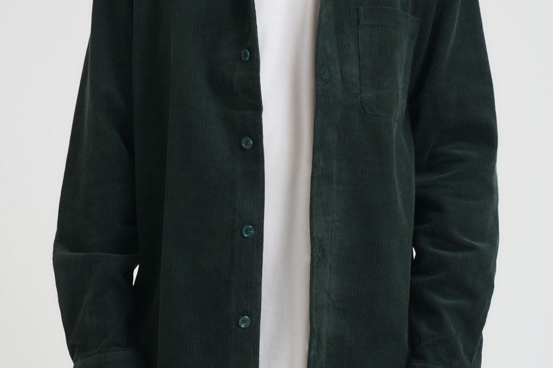Camicia Sadamon JS uomo verde M24400043 GREENGABLES SAMSØE SAMSØE 