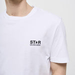 T-shirt uomo girocollo bianca GMP01220 P00087910283 GOLDEN GOOSE 