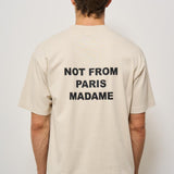 T-shirt uomo girocollo beige TS203 CO0002MT DROLE DE MONSIEUR 