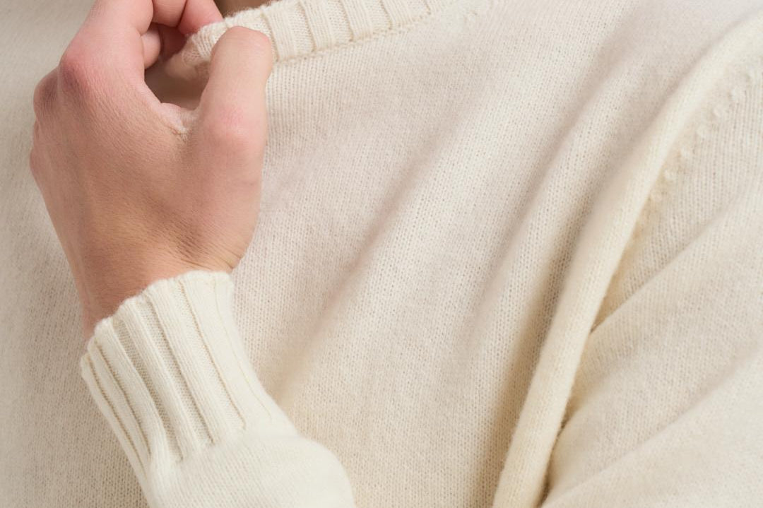 Maglia uomo girocollo panna GC3ML WC7R020 FILIPPO DE LAURENTIS 