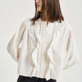 Blusa donna bianca con pizzo CH0308FA D1I02I20WH ISABEL MARANT 