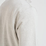 Felpa uomo mezza zip grigio chiaro 1000665 230 LES DEUX 