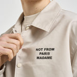 Giacca uomo in nylon beige JT183 PA014MT DROLE DE MONSIEUR 