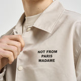 Giacca uomo in nylon beige JT183 PA014MT DROLE DE MONSIEUR 