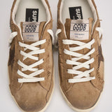 Sneakers donna Super Star marrone GWF00101 F00754755676 GOLDEN GOOSE 