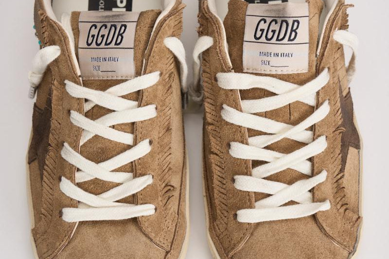 Sneakers donna Super Star marrone GWF00101 F00754755676 GOLDEN GOOSE 