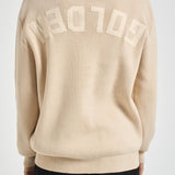 Maglia uomo girocollo avorio GMP00841 P00197255550 GOLDEN GOOSE 