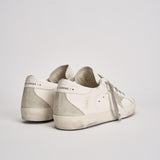 Sneakers donna Super Star bianca e grigia GWF00102 F00468510276 GOLDEN GOOSE 