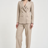 Tailleur donna beige TPARIGI10B 520101A3174 TAGLIATORE 