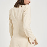 Giacca donna doppiopetto burro 106924 A2W6C00 PINKO 