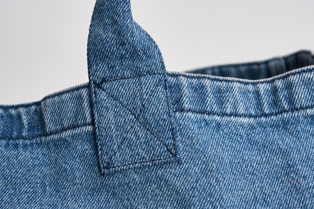 Borsa donna shopping in denim 11857 WHD59SHADOWBLUE ANINE BING 