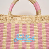 Borsa donna Colette in rafia a righe COLETTESTR 00188H MC2 SAINT BARTH 