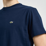 T-shirt uomo girocollo blu TH6709 166 LACOSTE 
