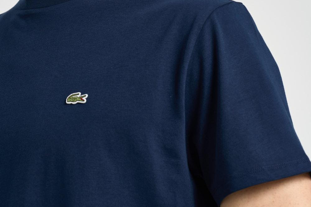 T-shirt uomo girocollo blu TH6709 166 LACOSTE 