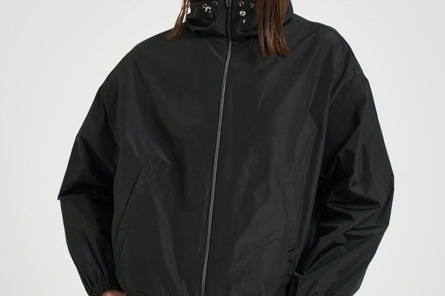 Giubbotto donna tessuto tecnico nero GI000280D 12483Z9300 HERNO 