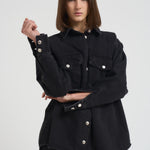 Camicia donna denim nero NOA GRAPHITE ICON DENIM 