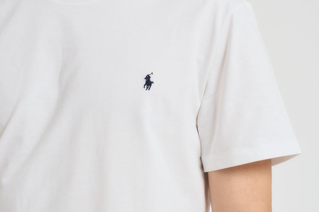 T-shirt uomo girocollo bianca 714844756 004 RALPH LAUREN 