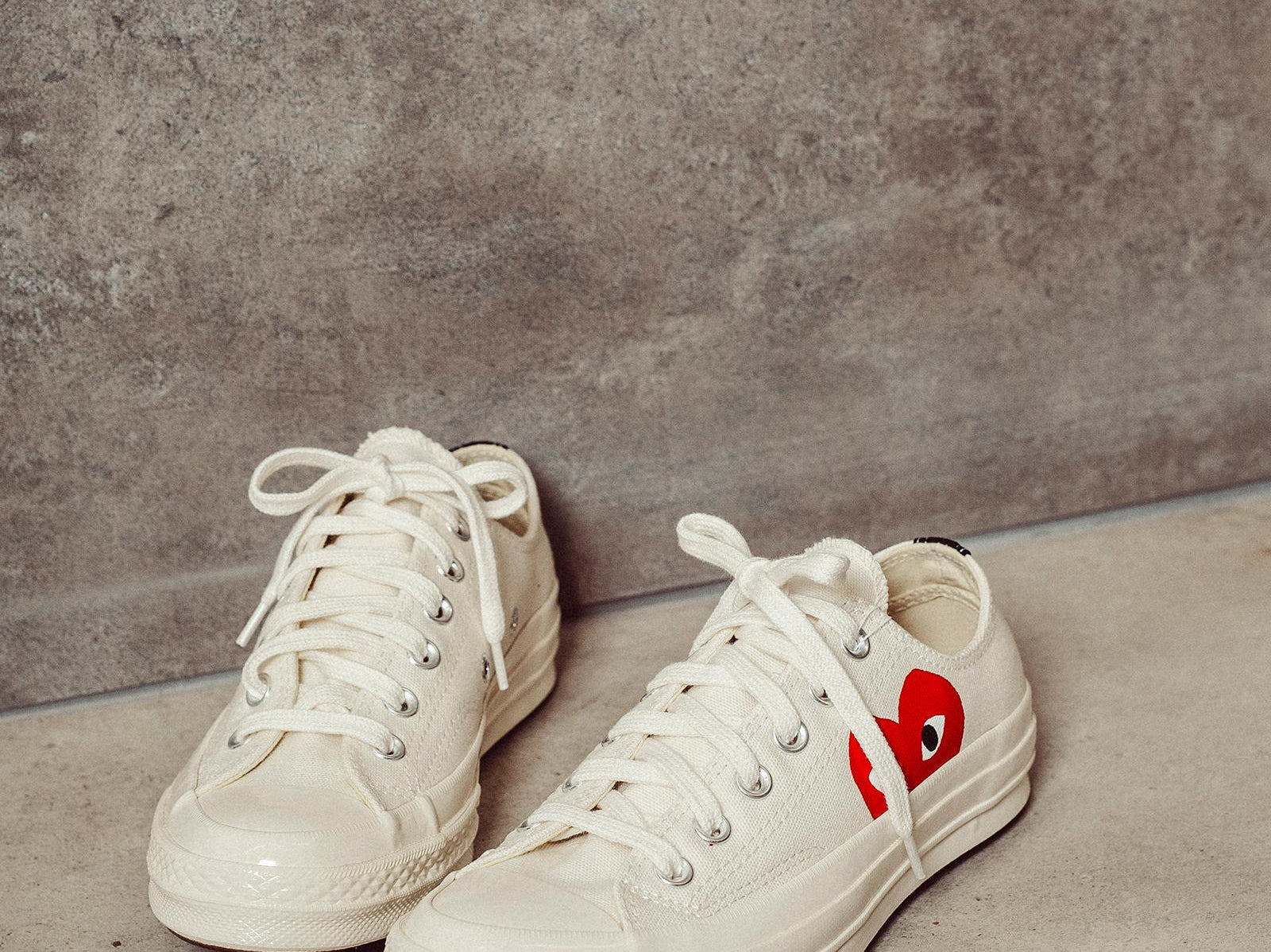 Converse x Comme des Garçons PLAY Sneaker bassa Chuck 70 K111 WHITE COMME DES GARCON PLAY 