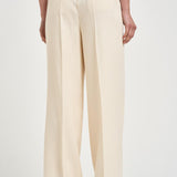 Pantalone donna gamba larga avorio 106918 A2W6C00 PINKO 