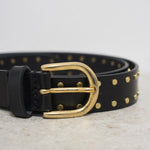 Cintura donna in pelle con borchie CE015CFA B1B21A01BK ISABEL MARANT 