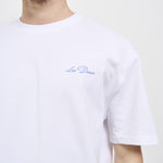 T-shirt uomo girocollo bianca LDM101209 201479WHITE LES DEUX 