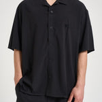 Camicia uomo a manica corta nera KF6044 BLACK Y-3 